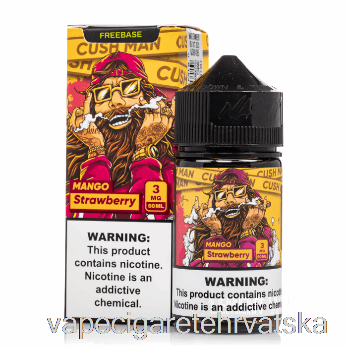 Vape Cigarete Cush Man - Mango Jagoda - Nasty Juice E-tekućina - 60 Ml 6 Mg